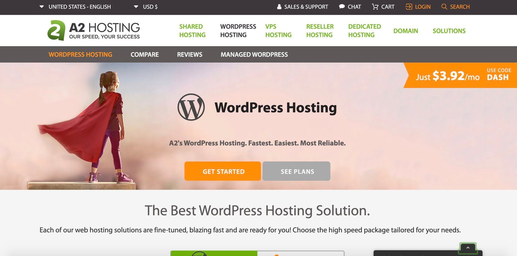 A2 Hosting WordPress