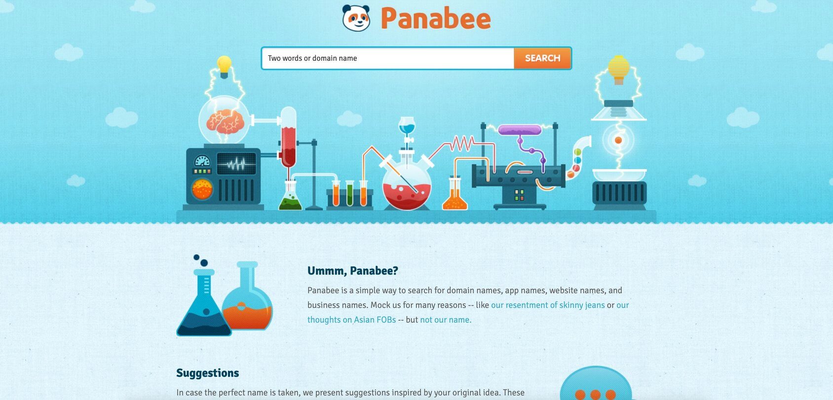 Panabee homepage